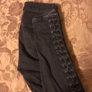 High waisted jeans. Express